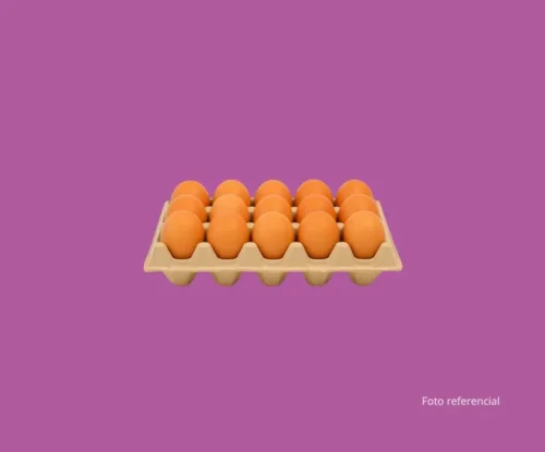 Medio Cartón de Huevos (15 unidades) Medio Cartón de Huevos (15 unidades)