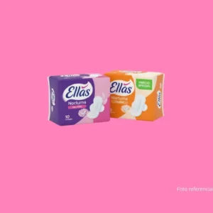 Combo Toallas Sanitarias Ellas (Nocturnas + Delgadas)