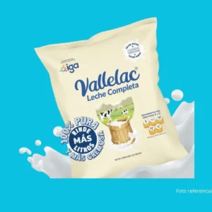 Leche Completa Vallelac 750g