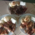 Parrilla Res, Pollo, Puerco y Chorizo